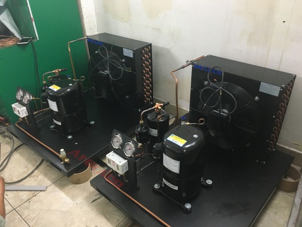 lắp đặt cụm máy nén Kulthorn 1,29hp CWJ 9485ZB