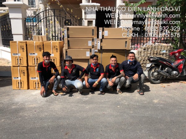 Lắp đặt điều hòa giá rẻ ở Bình Chánh - Cao Vĩ