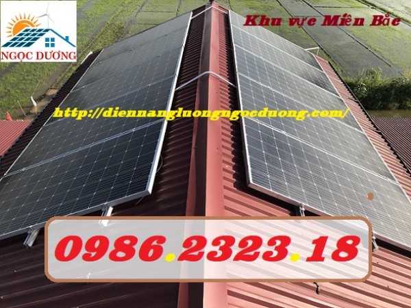 lắp đặt hệ thống điện năng lượng mặt trời hòa lưới 7.3kw 3 pha, báo giá hệ thống điện hòa lưới