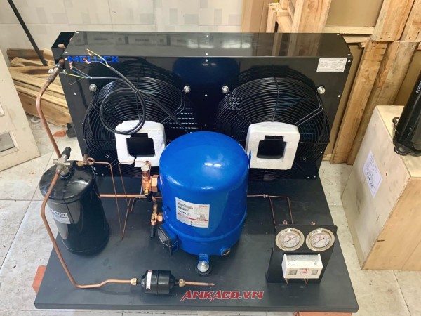 lắp đặt hoàn thiện cụm máy nén Danfoss cho kho lạnh