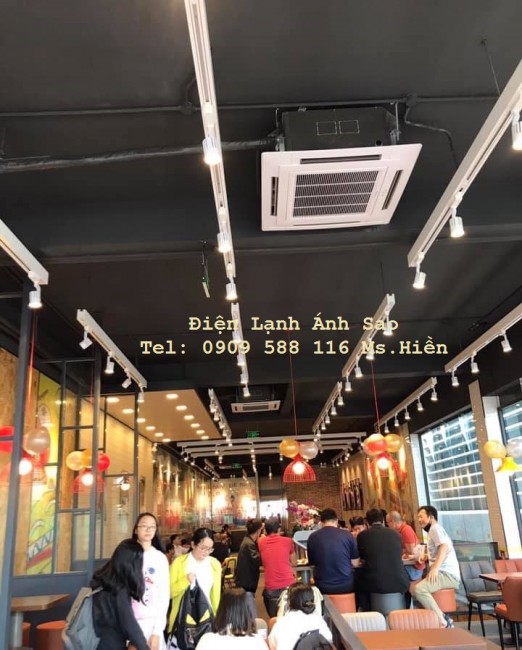 Lắp đặt máy lạnh cho nhà hàng, quán ăn tại miền anm