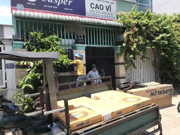 Lắp đặt máy lạnh giá rẻ tại Bình Tân - Cao Vĩ