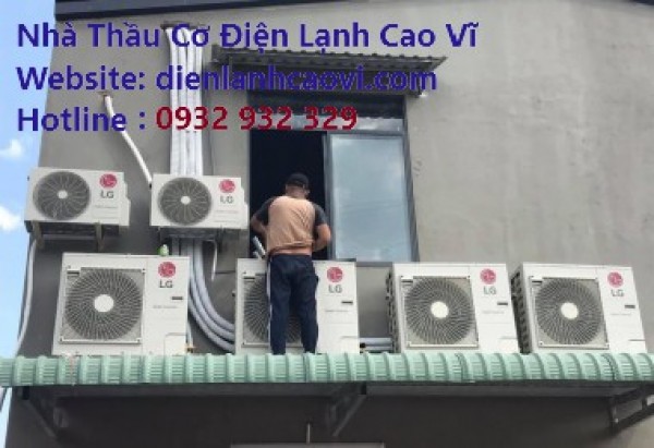 Lắp đặt máy lạnh tại quận 6 - 0932.932.329