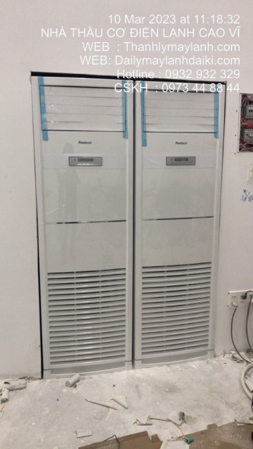 Lắp đặt máy lạnh tủ đứng tại Sài Gòn | 0932.932.329