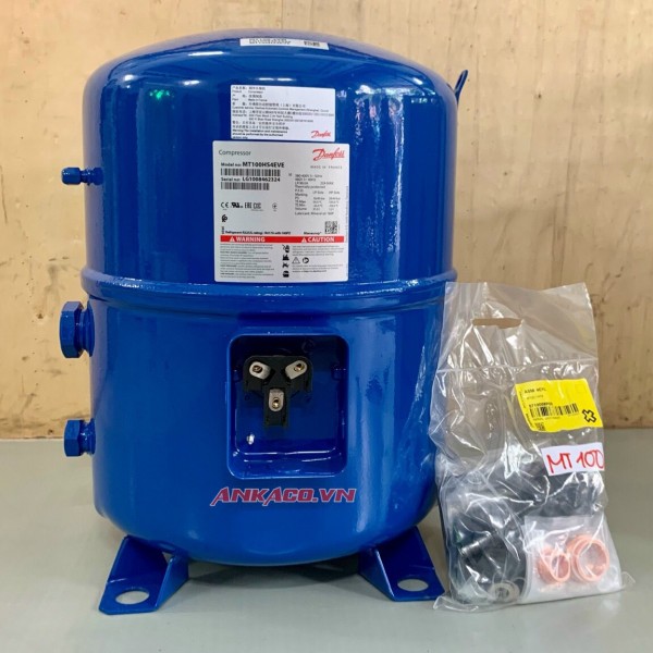 Lắp đặt máy nén lạnh Danfoss 8hp MT100HS4EVE tại khu công nghệ cao