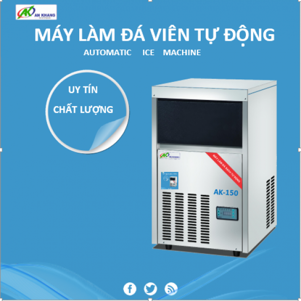 Lắp đặt tận nơi máy đá viên AK150 70kg/24h