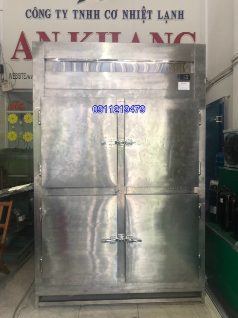 Lắp đặt tủ đông inox 4 cánh tận nơi