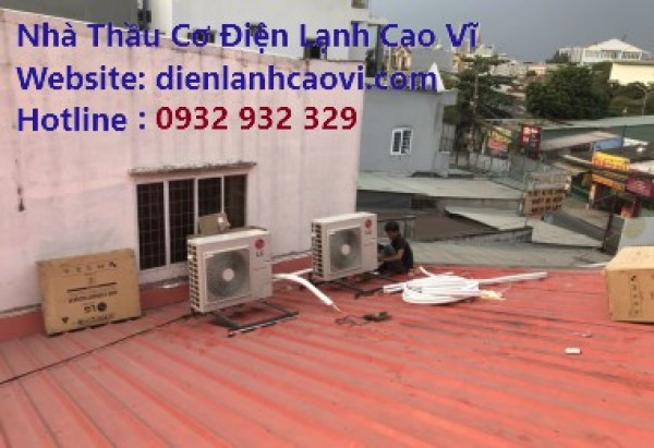 Lắp máy lạnh tại Củ Chi Tp.HCM - Máy lạnh Cao Vĩ