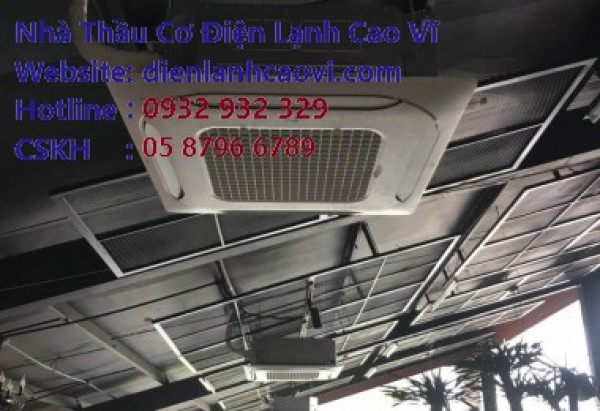 Lắp máy lạnh tại Long An - Máy lạnh Cao Vĩ