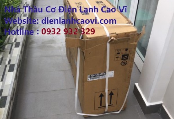 Lắp máy lạnh tại quận 3 Tp.HCM - 0932.932.329