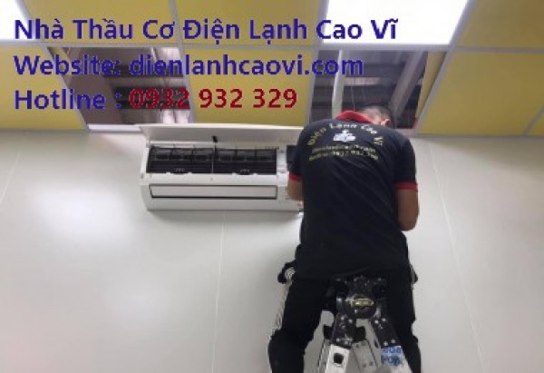 Lắp máy lạnh tại quận 8 Tp.HCM - 0932.932.329