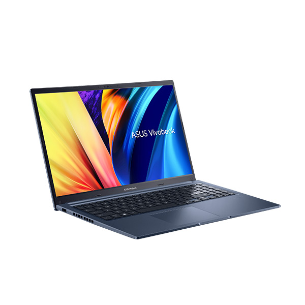 Laptop Asus i5 chính hãng có thiết kế màu xanh sang trọng