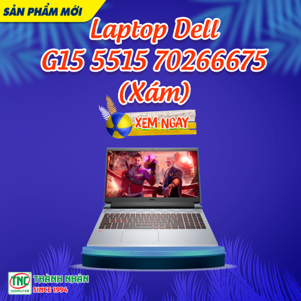 Laptop Dell G15 5515 70266675 (Xám)