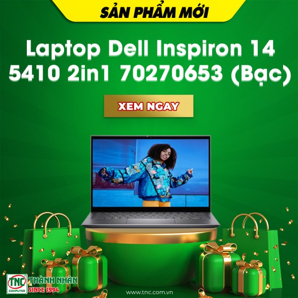 Laptop Dell Inspiron 14 5410 2in1 70270653 (Bạc)