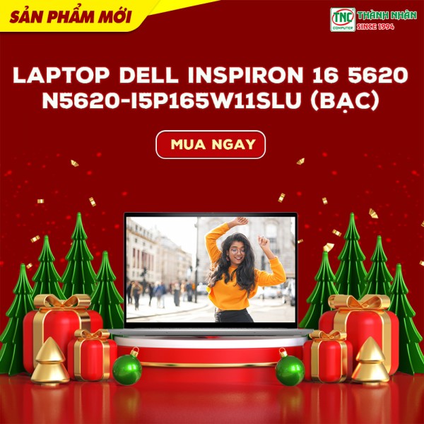 Laptop Dell Inspiron 16 5620 N5620-i5P165W11SLU (Bạc)