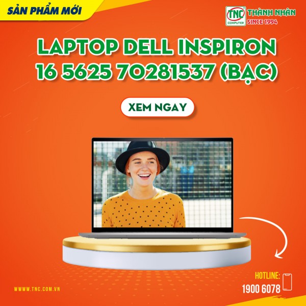  Laptop Dell Inspiron 16 5625 70281537 (Bạc)