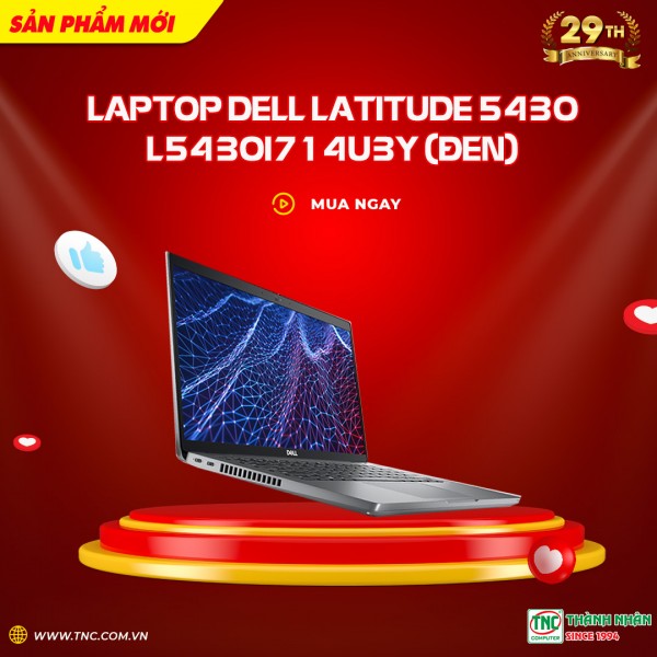 Laptop Dell Latitude 5430 L5430I714U3Y (Đen)