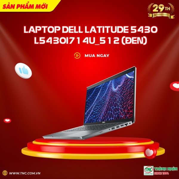 Laptop Dell Latitude 5430 L5430I714U_512 (Đen)