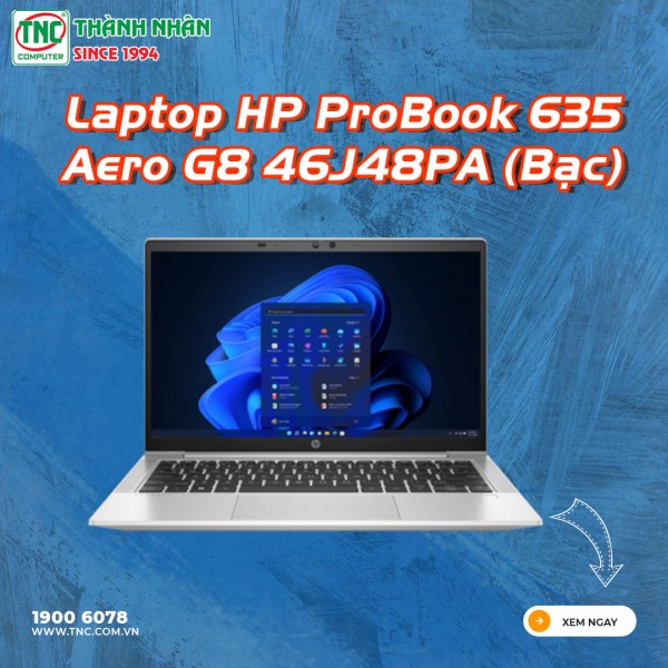  Laptop HP ProBook 635 Aero G8 46J48PA (Bạc)