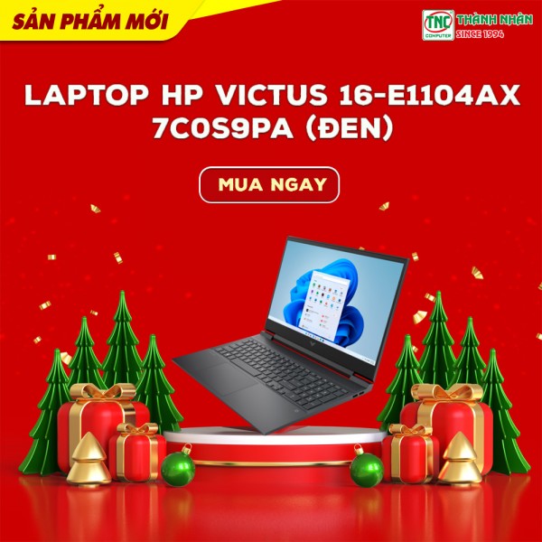 Laptop HP Victus 16-e1104AX 7C0S9PA (Đen)