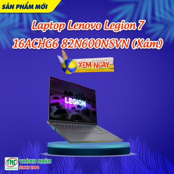 Laptop Lenovo Legion 7 16ACHG6 82N600NSVN (Xám)