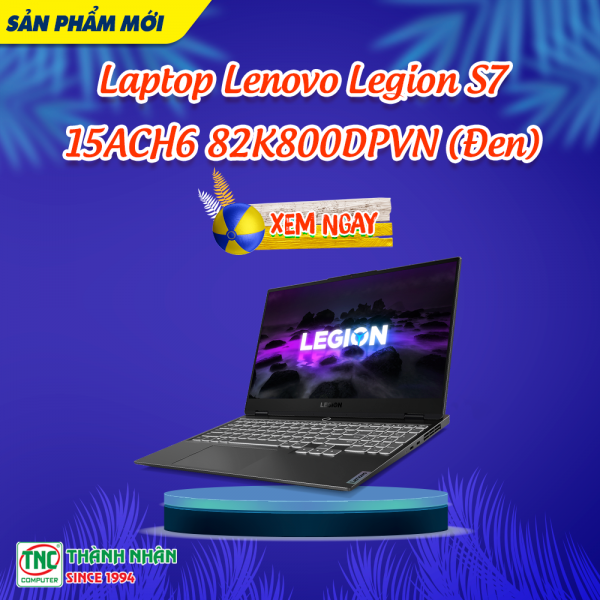 Laptop Lenovo Legion S7 15ACH6 82K800DPVN (Đen)