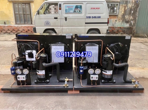 lên cụm máy nén Copeland 5hp ZB38KQ tại TP.HCM