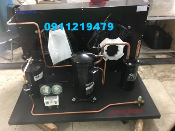 Lên hoàn thiện cụm máy nén Copeland 5hp ZR61KC-TFD bàn giao cho khách