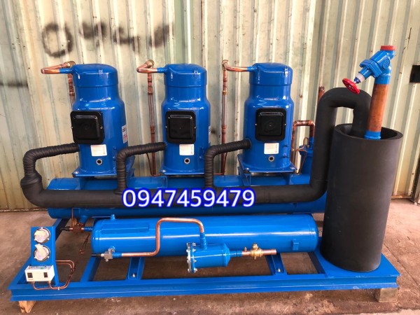 Lên hoàn thiện cụm máy nén danfoss 10hp SM120