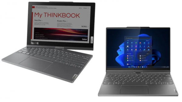 Lenovo ThinkBook Plus Twist: bản lề xoay 360° và màn hình e-ink đủ màu