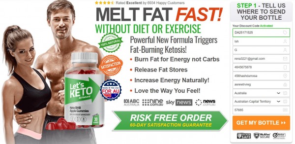 Let's KETO Capsules Reviews- Ingredients, Work & Cost (USA, CA, AU-NZ & ZA)