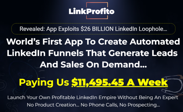 LinkProfito OTO - 2022 Full 5 OTO Upsell Links + 88VIP 2,000 Bonuses Value $1,153,856