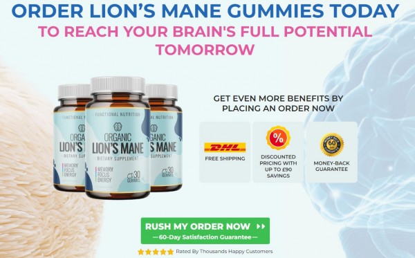 Lions Mane Brain Booster Gummies UK Reviews, Price & Advantages