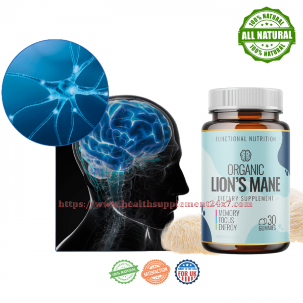 Lion's Mane Gummies (#1 PREMIUM BRAIN BOOST GUMMIES) Enhances Daily Cognitive Function!