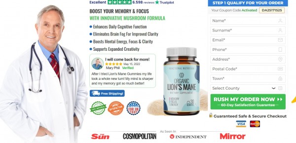 Lions Mane Gummies UK Reviews: Does This Brain Booster Work?