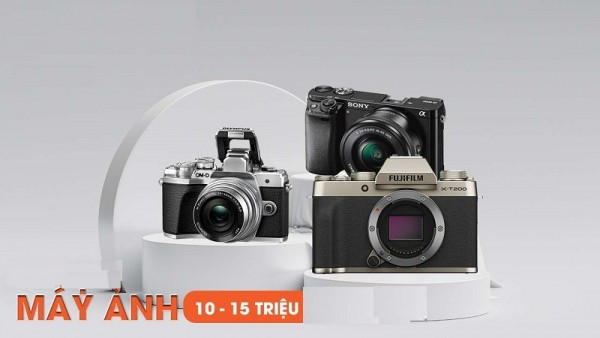 List 7 mẫu máy ảnh không gương lật giá tầm 10 đến 15 triệu tốt nhất hiện nay