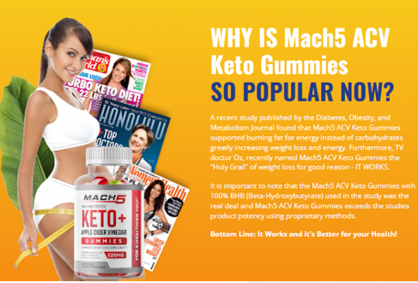 Mach 5 Keto ACV Gummies: (Reviews 2023) Side Effects, Best Results, Works & Buy?