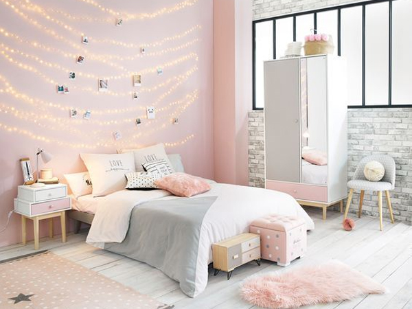 Mách bạn bí quyết kết hợp sắc hồng trong phòng ngủ