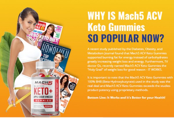 Mach5 Keto ACV Gummies: Price 2023, Ingredients, Benefits & Official Website?