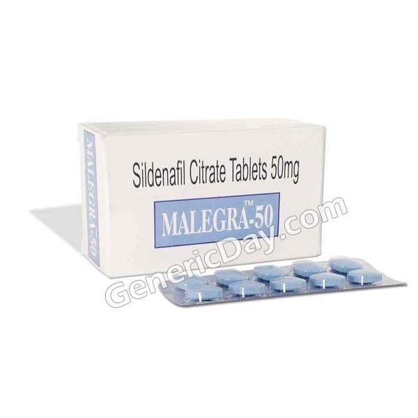 Malegra 50 Mg- Remove Difficulties of Erection Issue