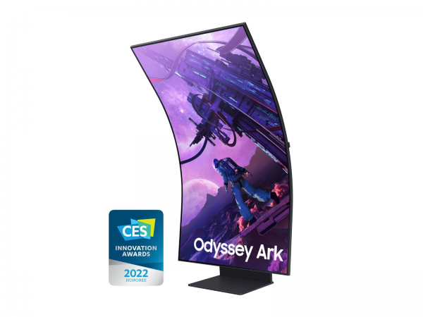 Màn hình máy tính Samsung Odyssey Ark: Màn hình cong chơi game mini-LED