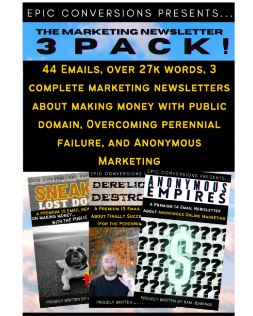 Marketing Newsletters 3 Pack PLR OTO - OTO 1 to 6 Links + Mega 2,000 Bonuses Value At $1,153,856