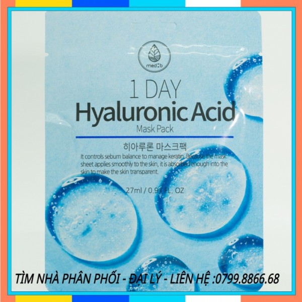 Mặt nạ cung cấp ẩm Hyaluronic Oneday Medb