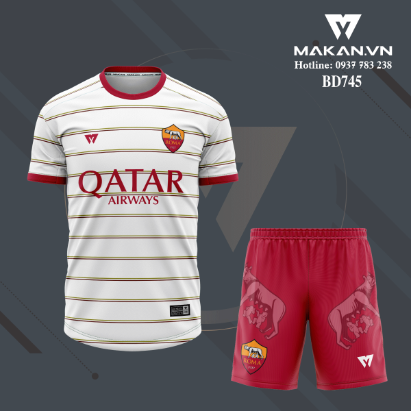 Mẫu áo đấu As Roma mới nhất tại Makan