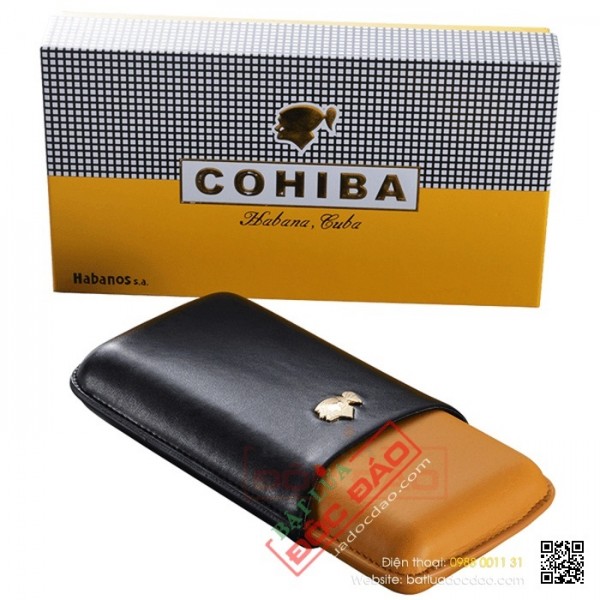 Mẫu bao da xì gà, hộp đựng xì gà Cohiba 3 điếu bán chạy nhất (361A)