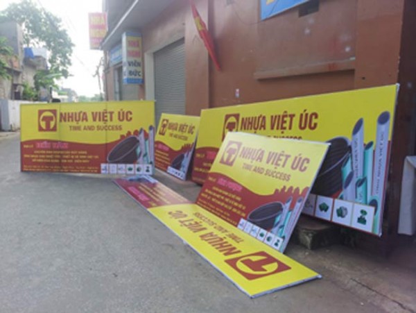 Mẫu biển chữ nổi, tham khảo qua hình thức