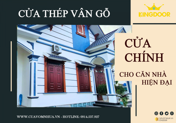 Mẫu Cửa Thép Vân Gỗ tại Thủ Đức