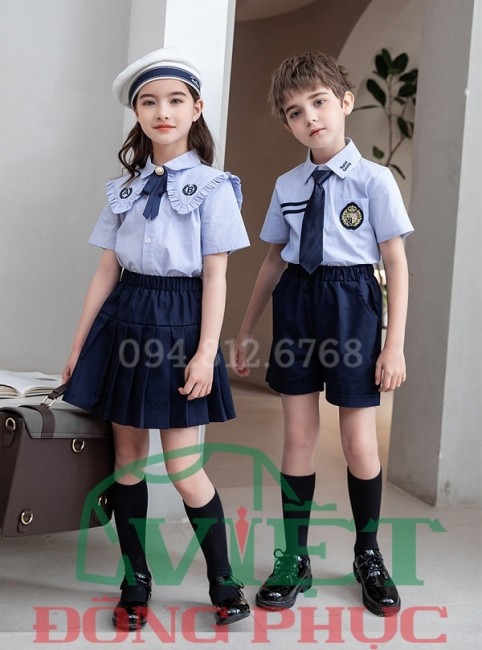 Mẫu quần áo học sinh tiểu học form chuẩn, siêu đẹp, màu sắc đa dạng  