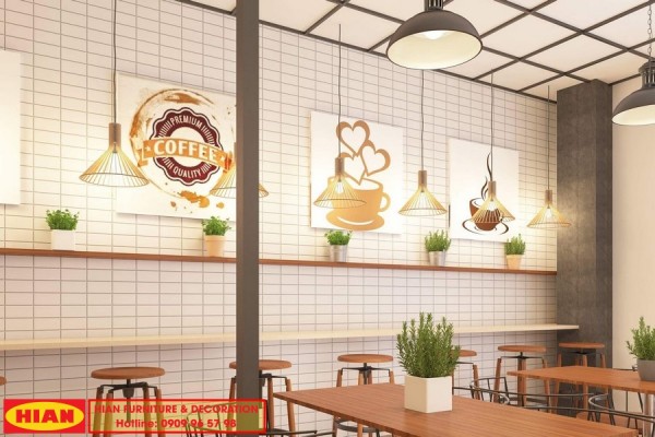 Mẫu thiết kế quán cafe vstar ở phan chu trinh quận 9