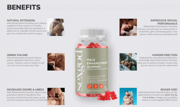 Maximize Your Sexual Potential with Sexgod Male Enhancement Gummies Canada & USA
